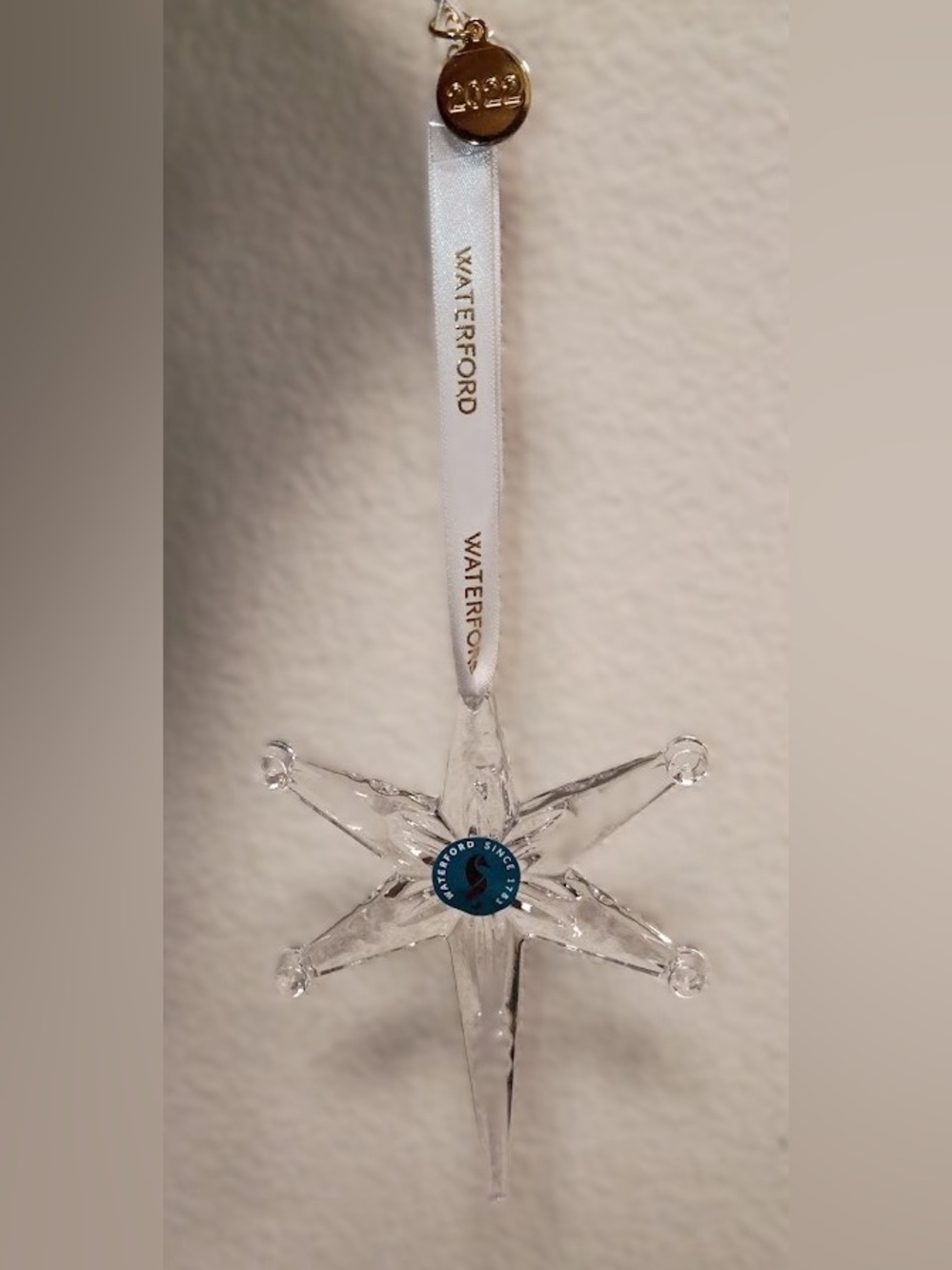 Waterford Snowstar Christmas Ornament 2022, NEW IN BOX